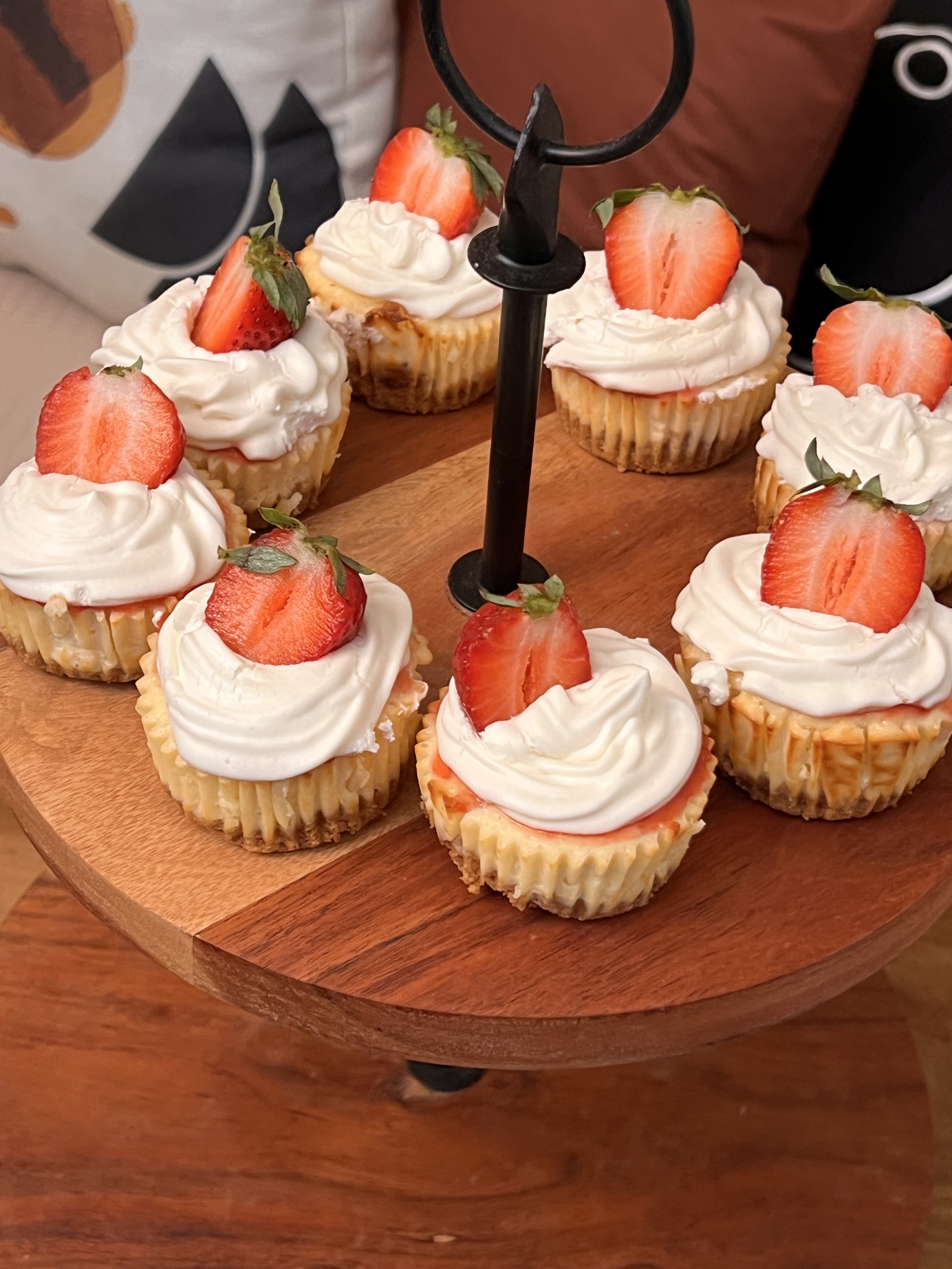 Strawberry Mini Cheesecakes